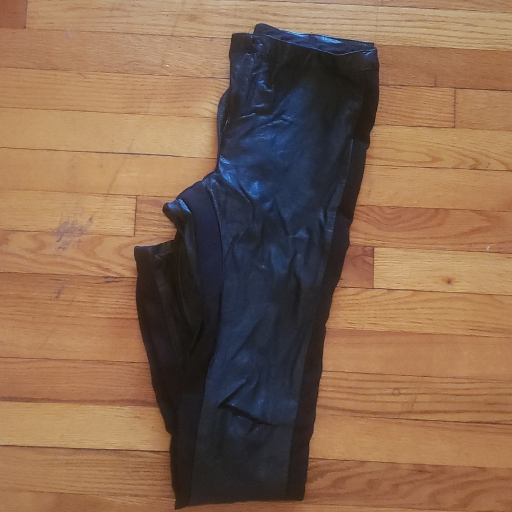 Imitation Leather Pants